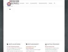 Tablet Screenshot of medicomservice.de